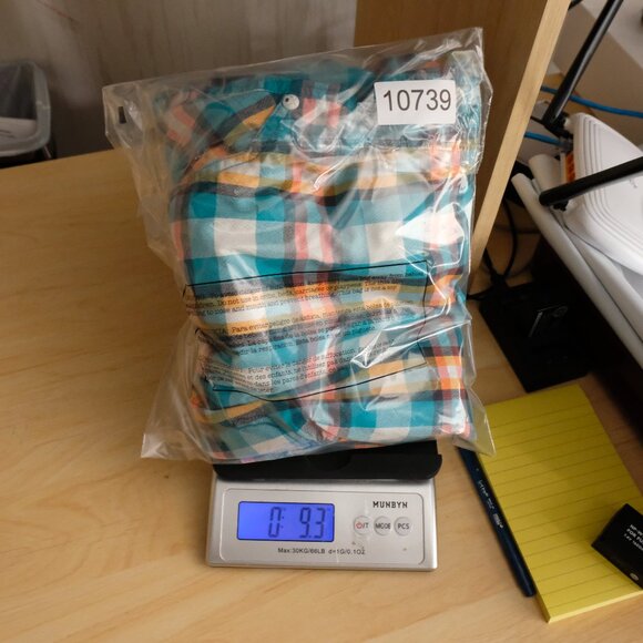 Lululemon Shorts Mens 36 Blue Pink Plaid Hybrid Swim Stretch Colorful - Picture 10 of 10